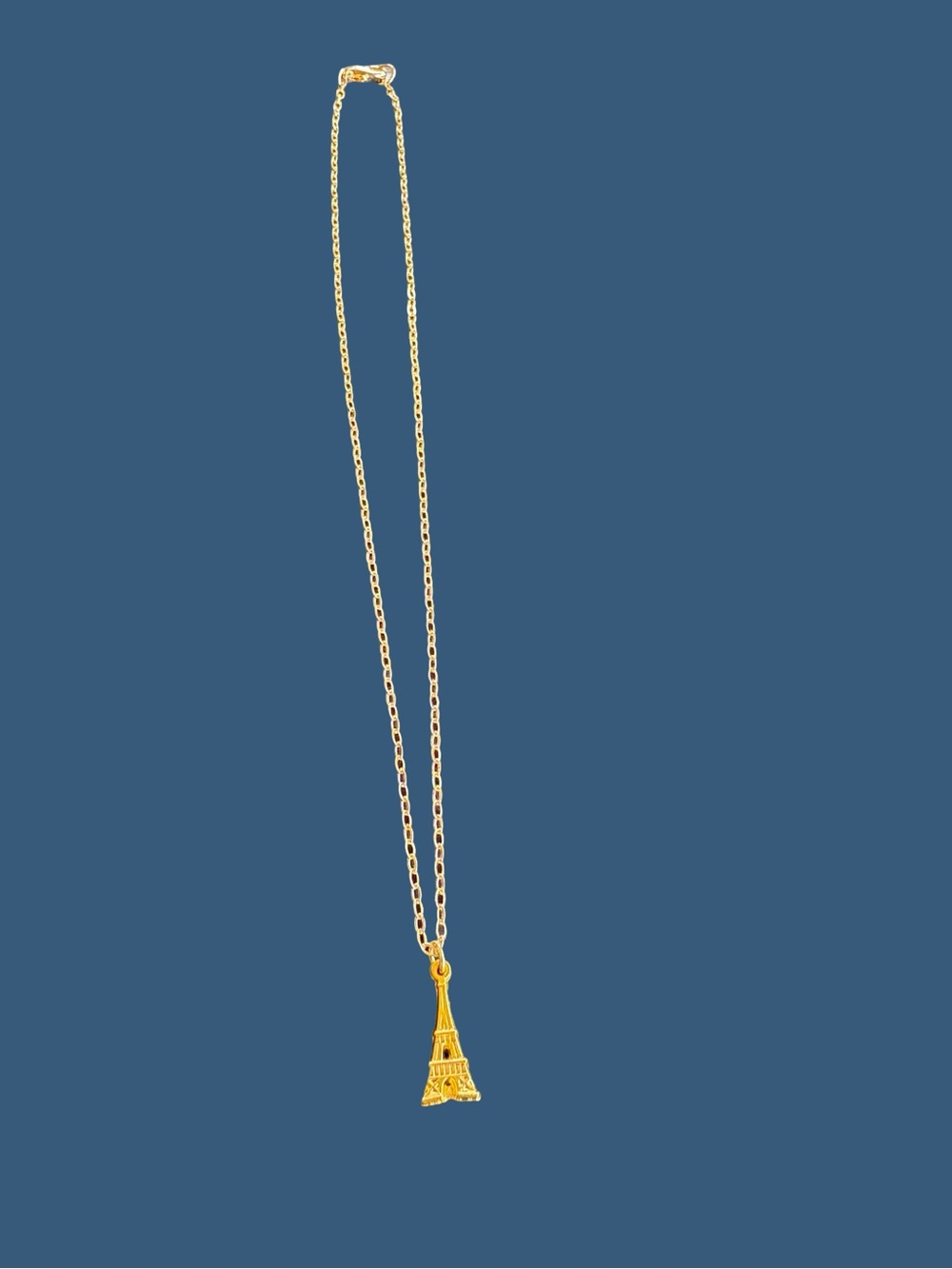 Gold Eiffel Tower Pendant Necklace - Women Jewelry